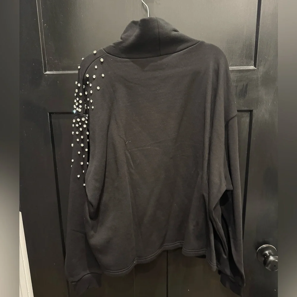Zara bejeweled sweatshirt - Picture 2 of 5